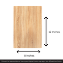 Customised Wooden Photo Laser Engraving 12 x 8