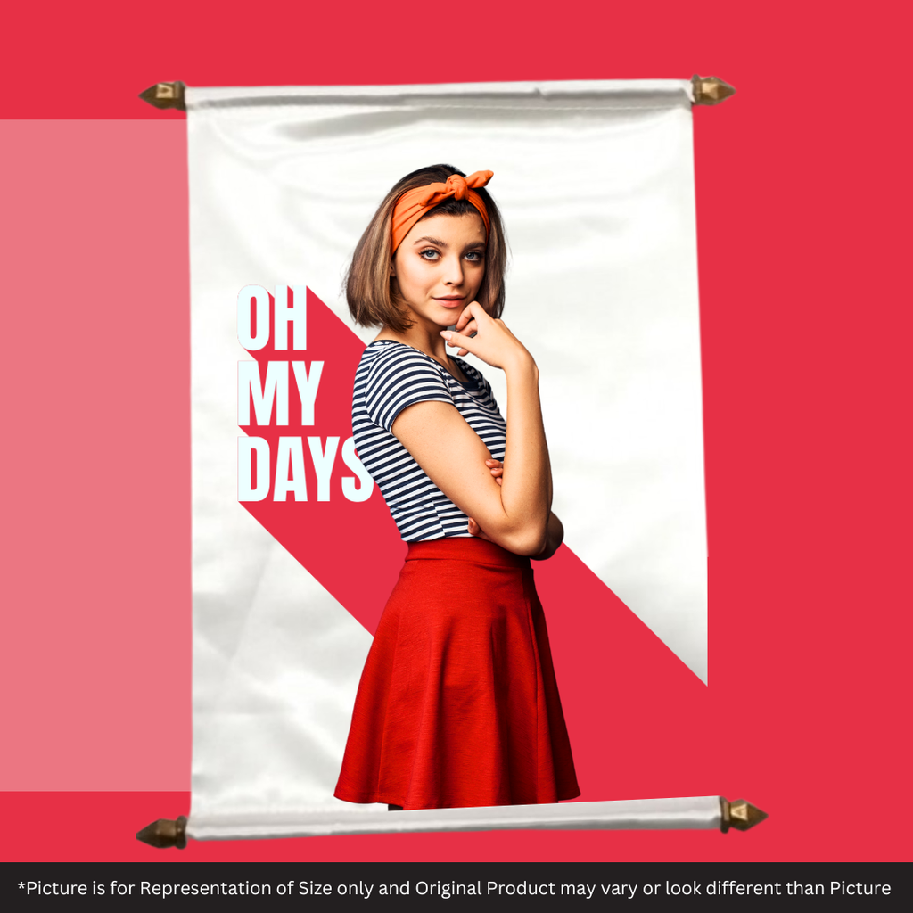 Photo Printed Invitation Scroll